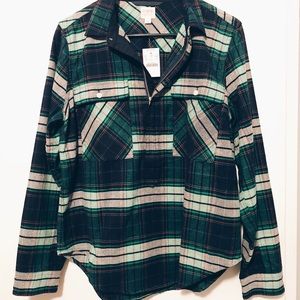 JCrew Check Shirt-Jacket